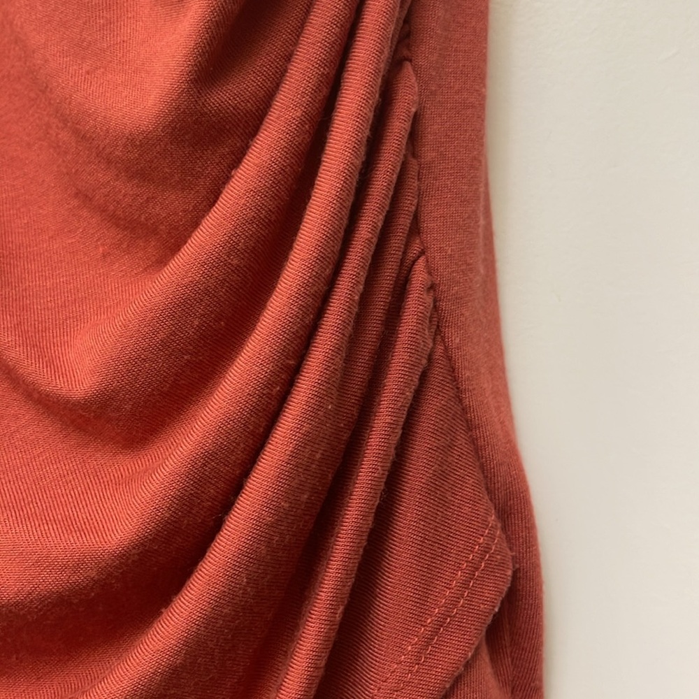 Form Fitting Rouched Slit Midi Dress - Picture 5 of 8